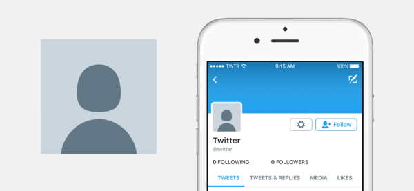 Twitter odhalil novú predvolenú profilovú fotografiu pre nové účty.