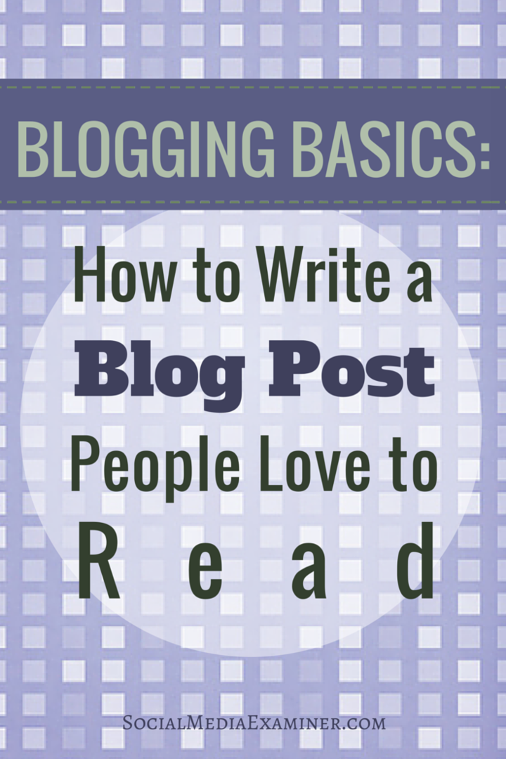 základy písania blogového príspevku