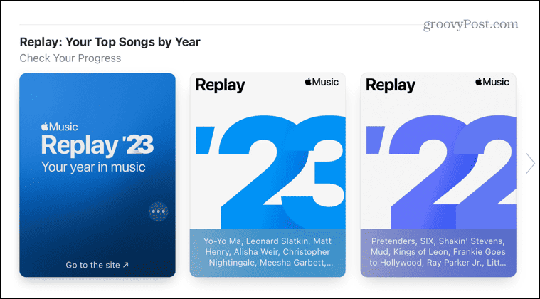 sekcia prehrávania hudby od Apple