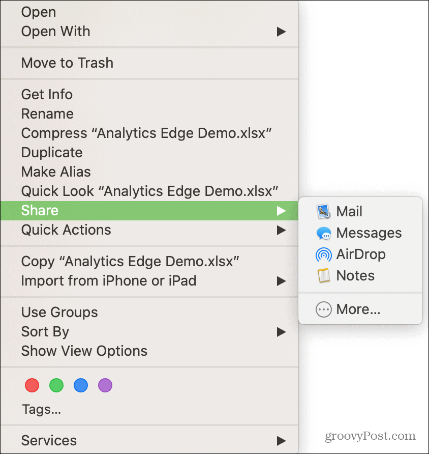 Klávesová skratka pre Mac na zdieľanie dokumentov v programe Word