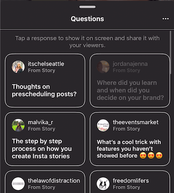 Otázky a odpovede o Instagram Stories