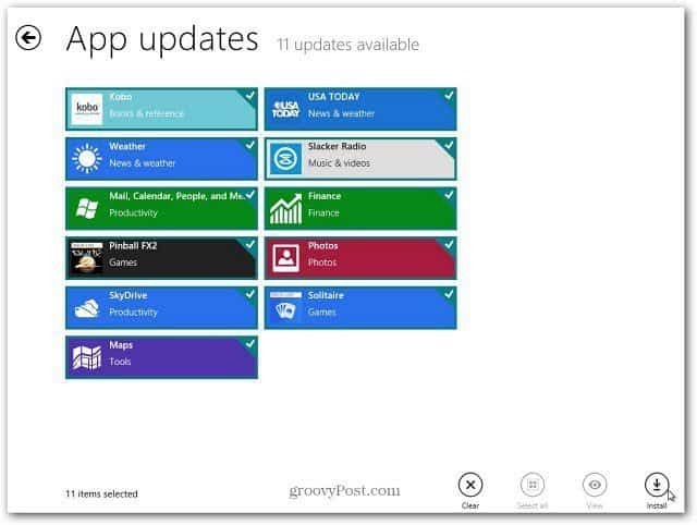 Jednoduchým spôsobom aktualizujte aplikácie systému Windows 8