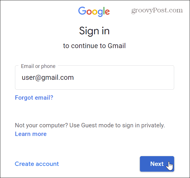 Pridajte Gmail na panel úloh systému Windows 11