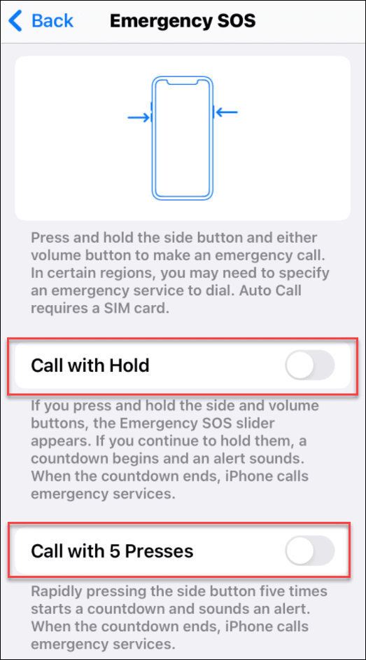 zabrániť náhodným volaniam na číslo 911 na iPhone