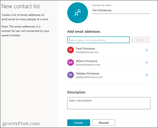 Nastavte si nový zoznam kontaktov v Outlooku