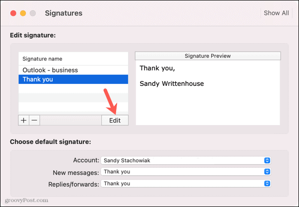Upravte podpis