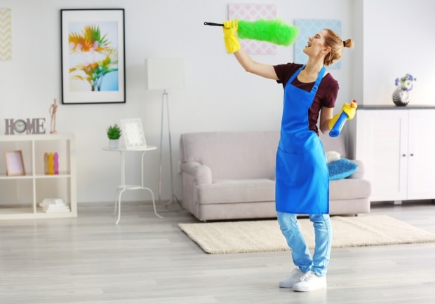 Ako je bežné čistenie domu