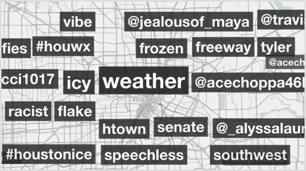 Výsledky vyhľadávania hashtagov Trendsmap