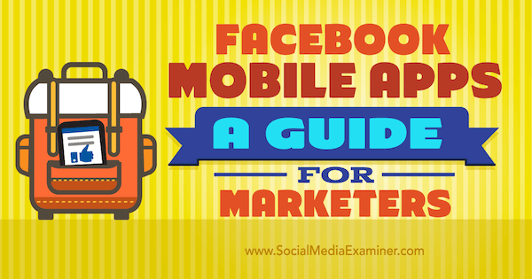 spravujte marketing pomocou mobilných aplikácií facebook