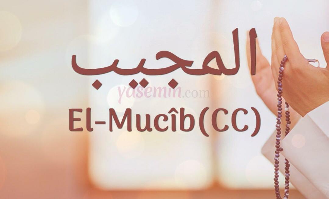 Čo znamená al-Mujib (c.c)? Aké sú prednosti mena Al-Mujib? Esmaul Husna Al-Mujib...