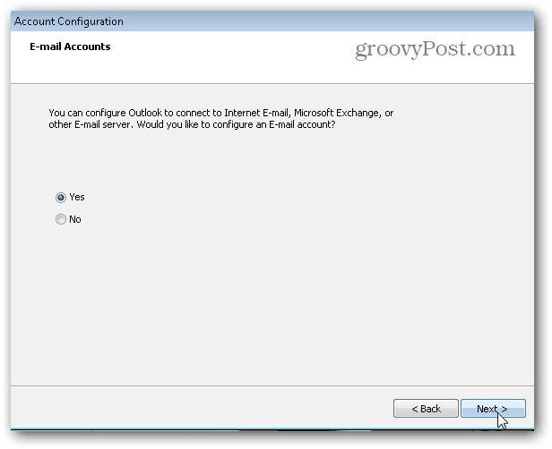 Outlook.com Outlook Hotmail Connector - nastavenie klienta - 2