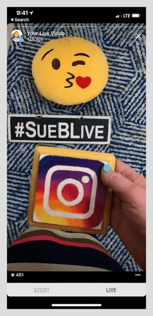 Sue sa prostredníctvom príbehov na Instagrame veľa angažuje.