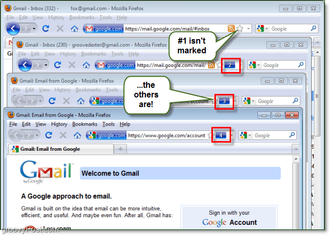 Prihláste sa na viac účtov Gmail alebo webových stránok pomocou Firefoxu