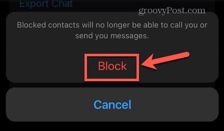Whatsapp potvrdiť blok