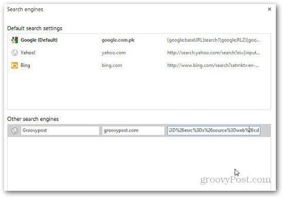 Vyhľadávacie prehliadače Chrome 4