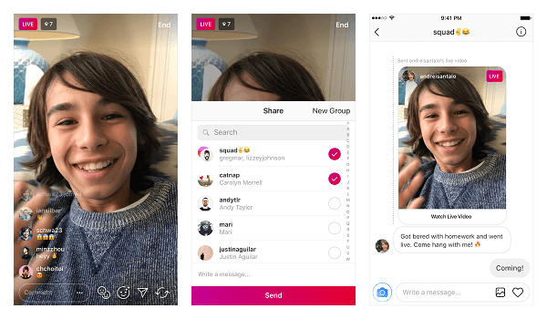 Instagram oznámil, že používatelia teraz môžu súkromne posielať živé videá prostredníctvom služby Direct Messaging