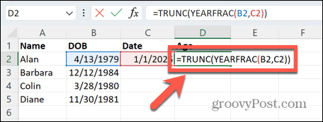 vzorec pre konkrétny dátum v Exceli