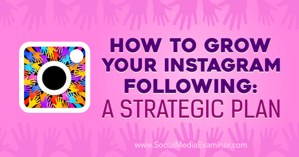 Ako si môžete rozšíriť Instagram: Strategický plán: Vyšetrovateľ v sociálnych sieťach