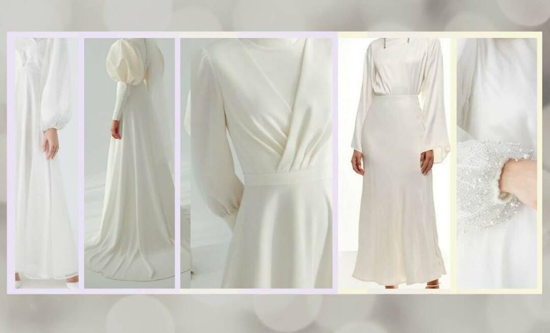 Aké sú modely jednoduchých svadobných šiat hidžáb 2023? Moderné a elegantné modely svadobných šiat hidžáb
