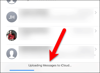 Odovzdávanie správ do iCloud v iOS