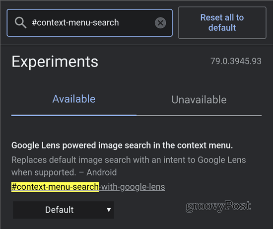 Google Lens Chrome search search