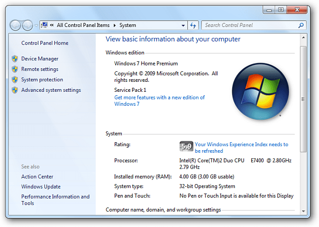 Systém Windows 8.1 odstránil index skúseností, tu je návod, ako zobraziť svoje skóre