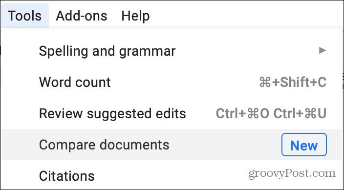 Nástroje Porovnanie dokumentov v službe Dokumenty Google