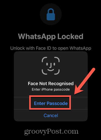 whatsapp zadajte prístupový kód