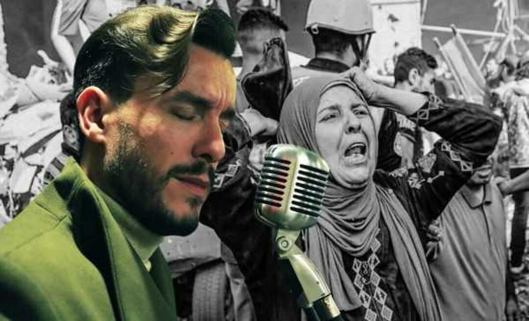 Veľký potlesk zožala akcia Cem Adriana, ktorý zaspieval svoju baladu pre palestínsky ľud!