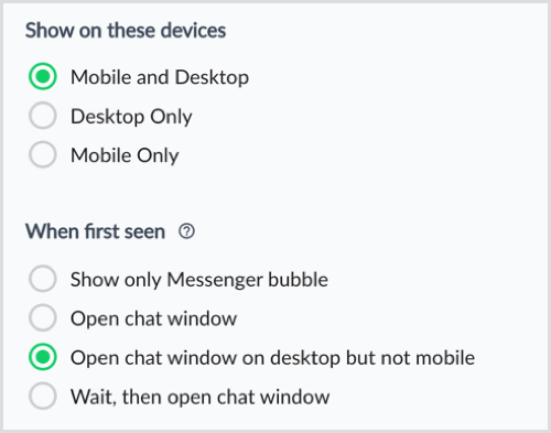 Na týchto zariadeniach sa zobrazuje program ManyChat