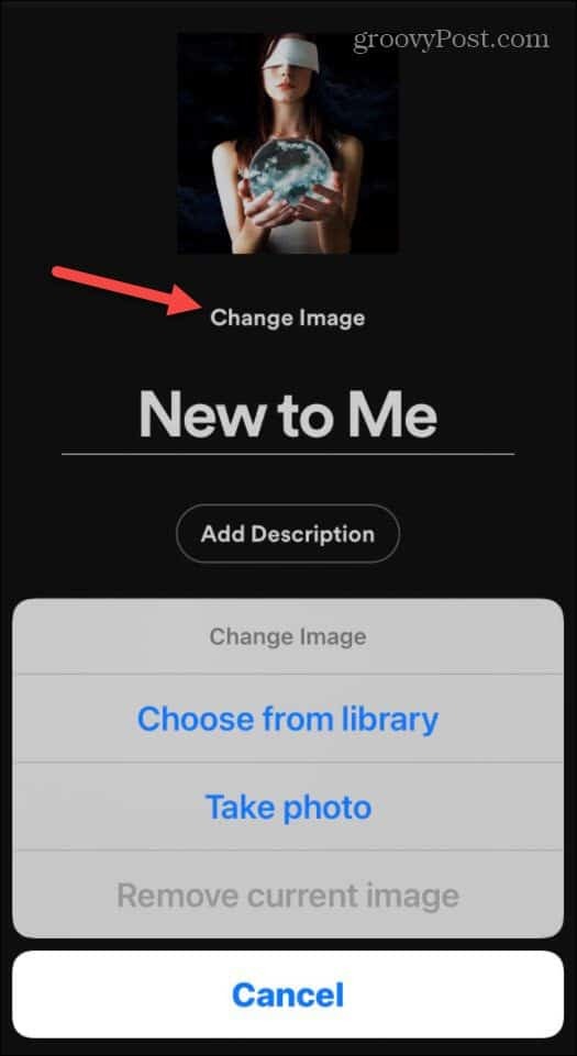 Vyberte obrázok alebo odstráňte iOS