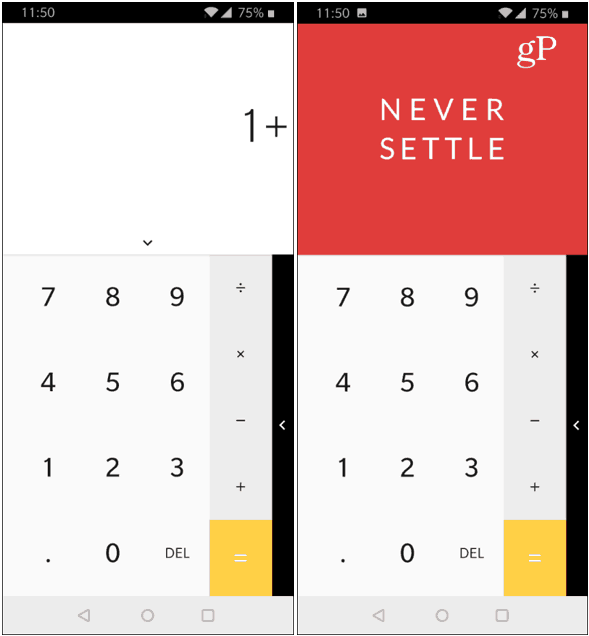 Kalkulačka OnePlus Veľkonočné vajíčko
