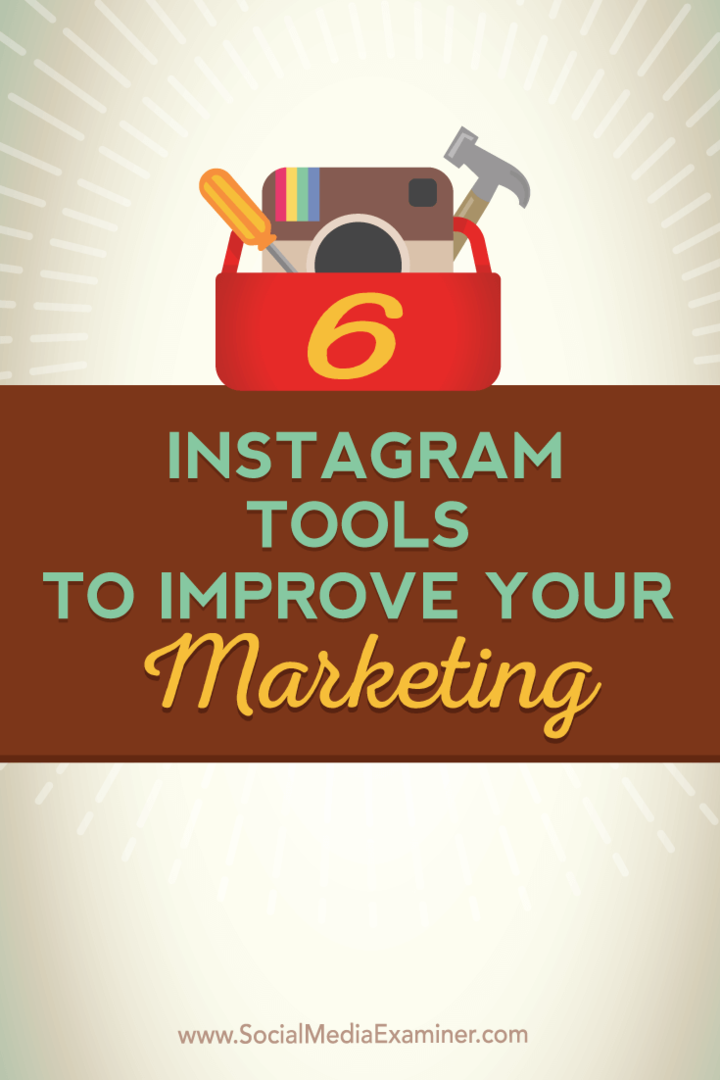 6 nástrojov Instagramu na vylepšenie marketingu: prieskumník sociálnych médií