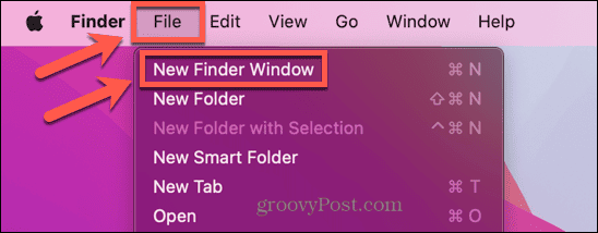 nové okno vyhľadávača mac
