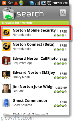 Stiahnite si Android Norton Mobile Security