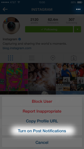 Instagram pridáva oznámenia o príspevkoch