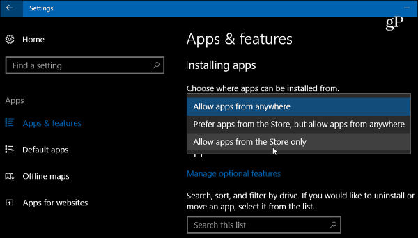 Aktualizácia tvorcov systému Windows 10 prináša nové nastavenie pre inštaláciu aplikácií pre stolné počítače