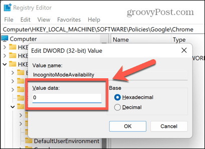 Windows dword hodnota 0