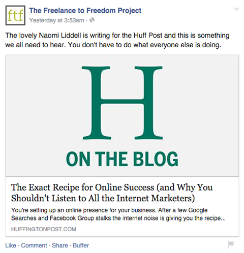 facebookový príspevok na slobodu slobody