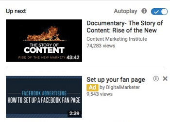  Vaša reklama na YouTube ako sponzorované video.