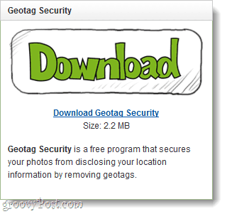 stiahnite si bezpečnostnú aplikáciu pre geotag pre Windows