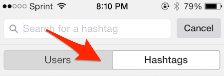 vyhľadávanie hashtagov v instagrame