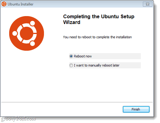 Nastavenie ubuntu je dokončené