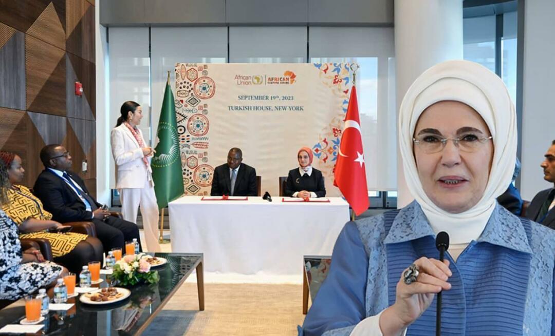 Medzi Asociáciou Afrického kultúrneho domu a Africkou úniou bolo podpísané memorandum o porozumení! Emine Erdoğan...