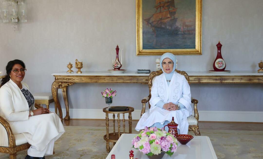 Prvá dáma Erdoğan sa stretla s dcérou Malcolma X. İlyasou Şahbazovou
