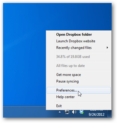 Predvoľby Dropboxu