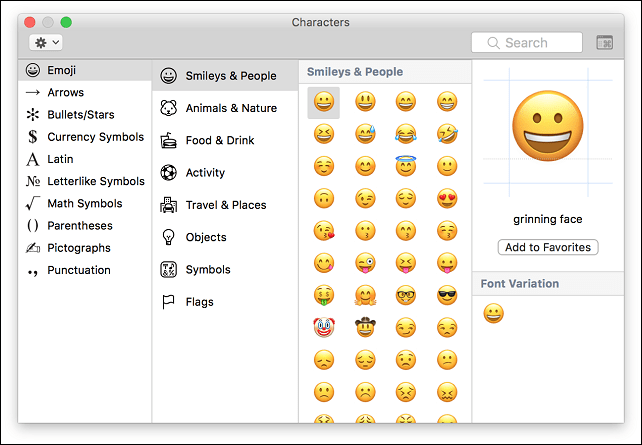 povoliť klávesnicu emoji macos