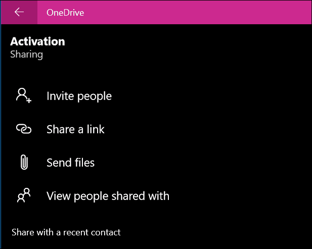 Okná aplikácií OneDrive 10 8