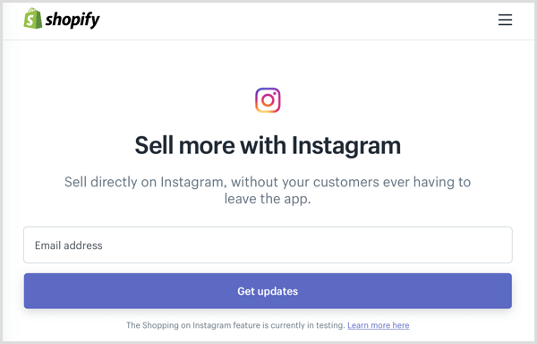 instagram shoppable post shopify beta program zaregistrovať sa