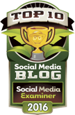 prieskumník sociálnych médií top 10 odznak blogu sociálnych médií 2016